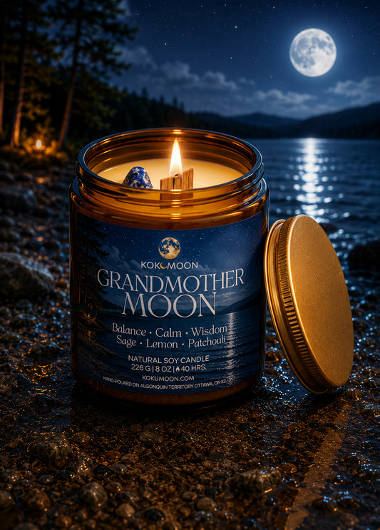Grandmother Moon Candle