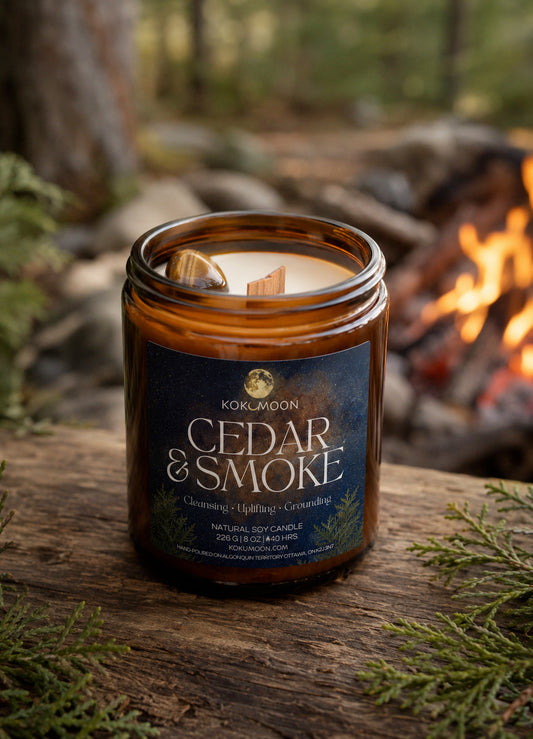 Cedar and Smoke Candle