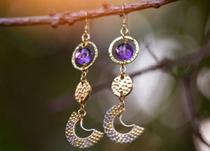 Under Amethyst Moon - Beaded Gemstone