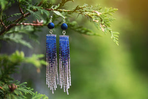 Dusk Light - Beaded Gemstone Fringe