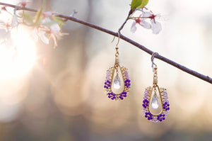 Flower Moon Drops - Lilac Copper